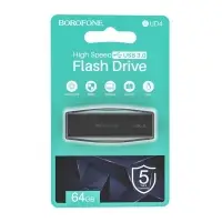 USB 3.0 Флеш-накопитель Borofone BUD4 64 ГБ черный USB 3.0 Флеш-накопитель Borofone BUD4 64 ГБ черный