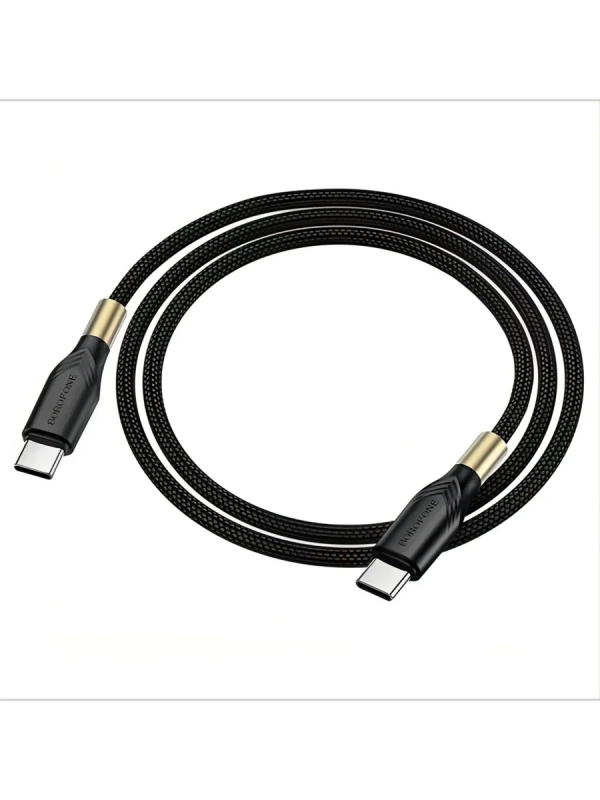 Кабель зарядки USB TYPE-C to Type-C PD 60W Borofone BX92 Кабель зарядки USB TYPE-C to Type-C PD 60W Borofone BX92