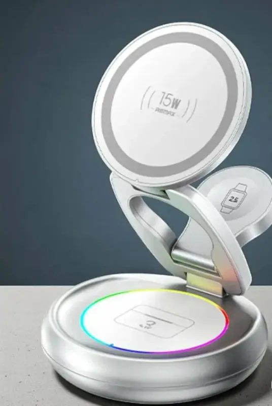 Беспроводная зарядка Remax CW05 3 в1