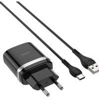 Сетевое зарядное устройство c USB HOCO C12Q Type-c, QC3.0