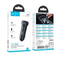 Автомобильное заряд. устр. Hoco Z54 2USB 15.5W серый
