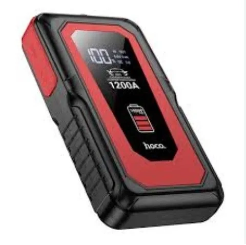 Аккумулятор-пусковое устройство (бустер) внешний 10000mAh 37Wh черный QS3 HOCO Аккумулятор-пусковое устройство (бустер) внешний 10000mAh 37Wh черный QS3 HOCO