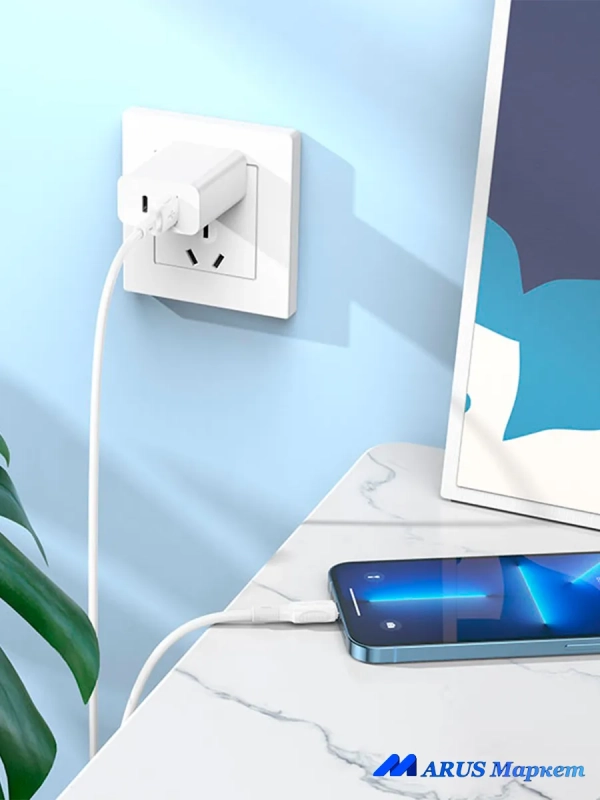 Кабель Apple Lightning - USB Type-A 2.4A для быстрой зарядки Кабель Apple Lightning - USB Type-A 2.4A для быстрой зарядки