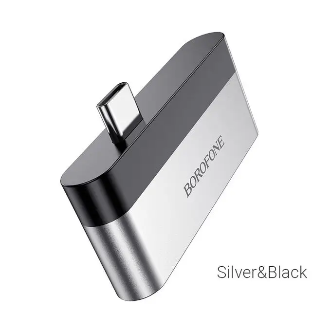 Адаптер переходник OTG BOROFONE DH2 Type-C to USB3.0 + HDMI (1 USB 3.0 + 1 HDMI) Адаптер переходник OTG BOROFONE DH2 Type-C to USB3.0 + HDMI (1 USB 3.0 + 1 HDMI)