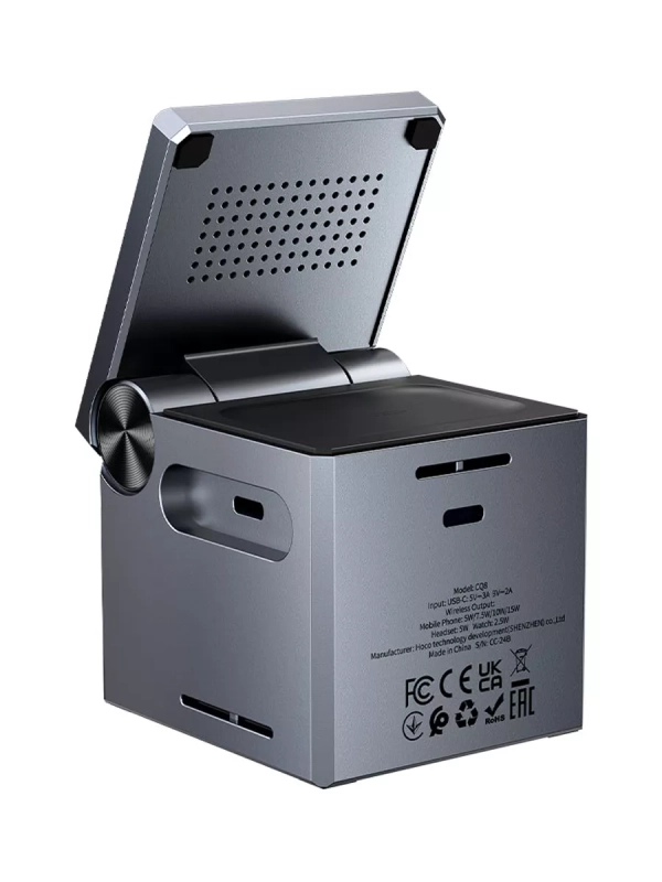 Беспроводная зарядная станция HOCO CQ8 3 в 1 Беспроводная зарядная станция HOCO CQ8 3 в 1