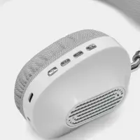 Наушники беспроводные полноразмерные светящиеся с ушками Hoco ESD13, белые