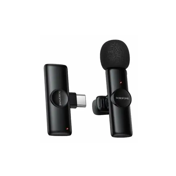 Беспроводной петличный микрофон Borofone BFK16 для смартфонов и других устройств с разъемом USB-C (Type-C)