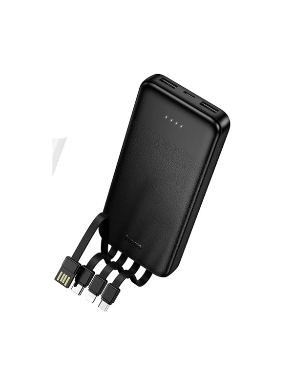 Внешний аккумулятор J163 10000 mAh с кабелями