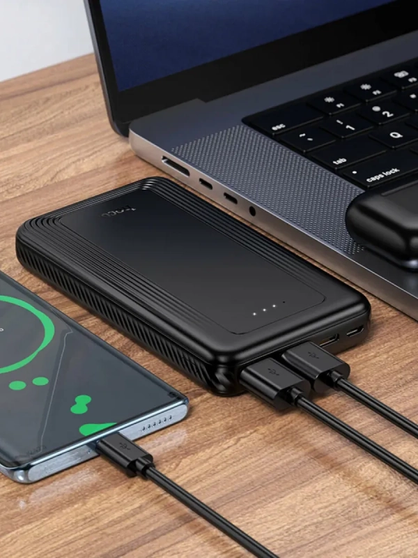 Внешний АКБ пауэр банк HOCO J165 10000mAh черный