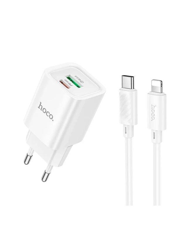 Быстрая сетевая зарядка 30 Вт с кабелем lightning