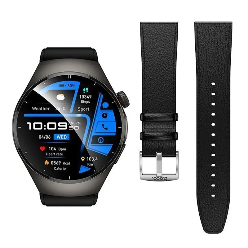 Умные часы HOCO Y40 (1.53"/315mAh/IP68/функция звонка/Уведомления/Bluetooth) черные