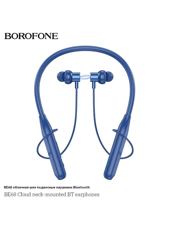 Наушники беспроводные блютуз спортивные на шею с микрофоном Наушники беспроводные блютуз спортивные на шею с микрофоном