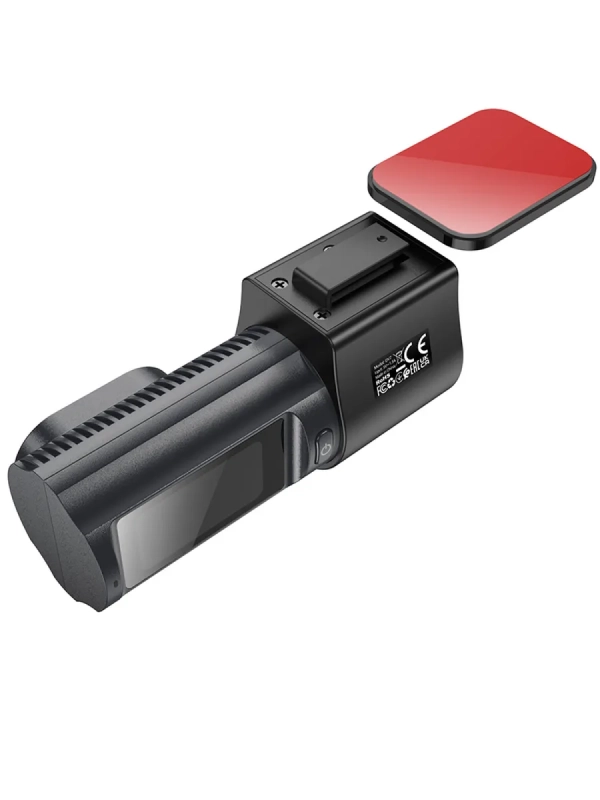 Видеорегистратор автомобильный Hoco DV7 Driving черный, 2K, Wi-Fi, Global