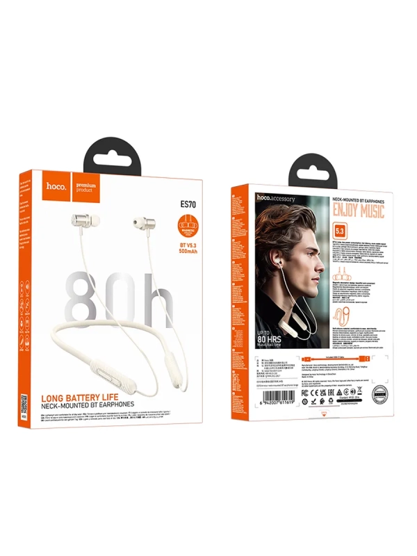 Наушники беспроводные для спорта с микрофоном Hoco ES70 Наушники беспроводные для спорта с микрофоном Hoco ES70
