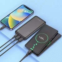 Внешний портативный аккумулятор BJ38 10000mAh Внешний портативный аккумулятор BJ38 10000mAh