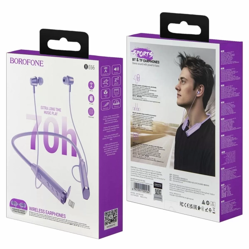 Беспроводные наушники BE66 70 ч Беспроводные наушники BE66 70 ч