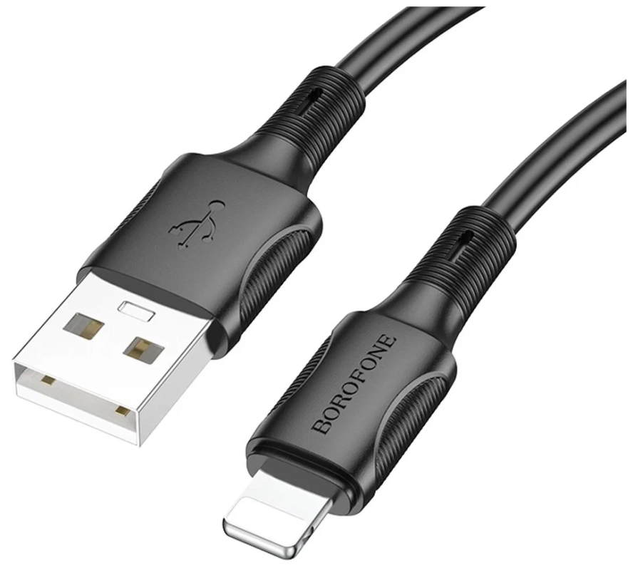 Кабель Apple Lightning - USB Type-A 2.4A для быстрой зарядки Кабель Apple Lightning - USB Type-A 2.4A для быстрой зарядки