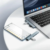 Хаб USB Borofone FH1A 4в1: Type-C на 4 порта