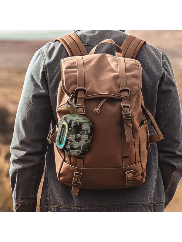 Портативная колонка BOROFONE BR39 (Bluetooth/USB/TF/AUX/3 ч/1200 mAh/10Вт) синяя