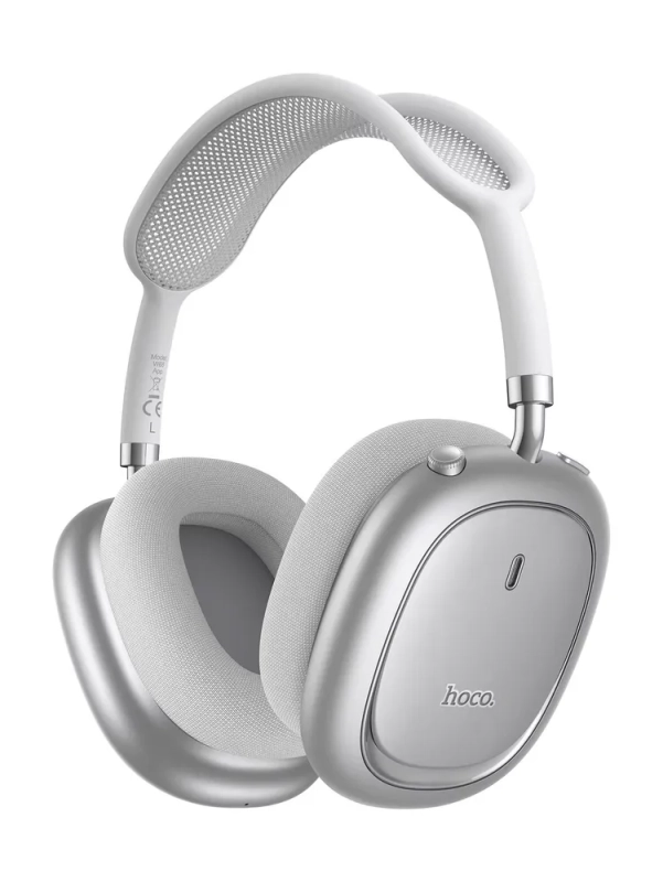 Полноразмерные беспроводные наушники HOCO W68 silver