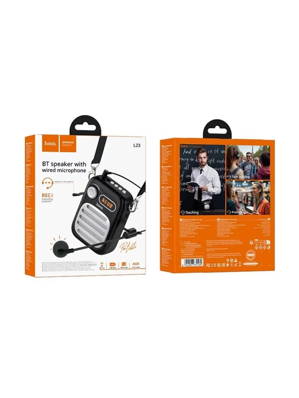 Портативный громкоговоритель с микрофоном L23