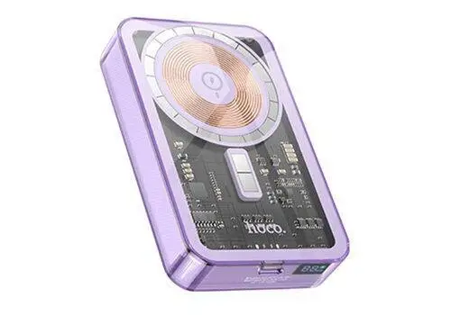 Магнитный аккумулятор с беспроводной зарядкой HOCO Q14A Магнитный аккумулятор с беспроводной зарядкой HOCO Q14A