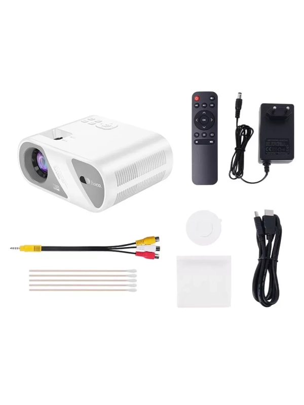 Проектор HOCO DT1 Full HD, 1280*720P, 140 ANSI, Wi-Fi Проектор HOCO DT1 Full HD, 1280*720P, 140 ANSI, Wi-Fi