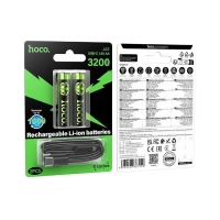 Батарейки АА аккумуляторные, перезаряжаемые, набор 2 шт