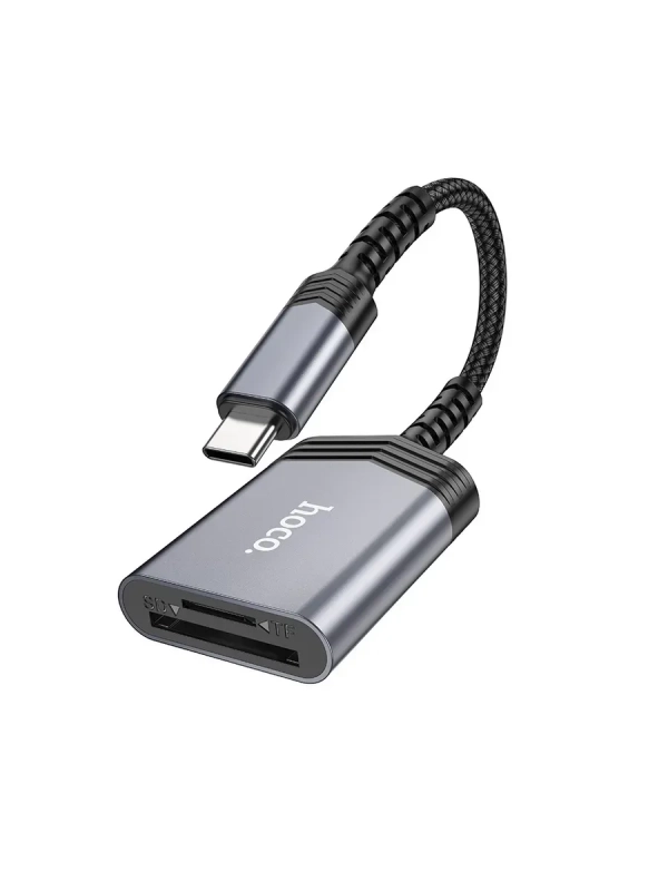 Переходник OTG HOCO UA25 USB-C , для SD и Micro SD Переходник OTG HOCO UA25 USB-C , для SD и Micro SD