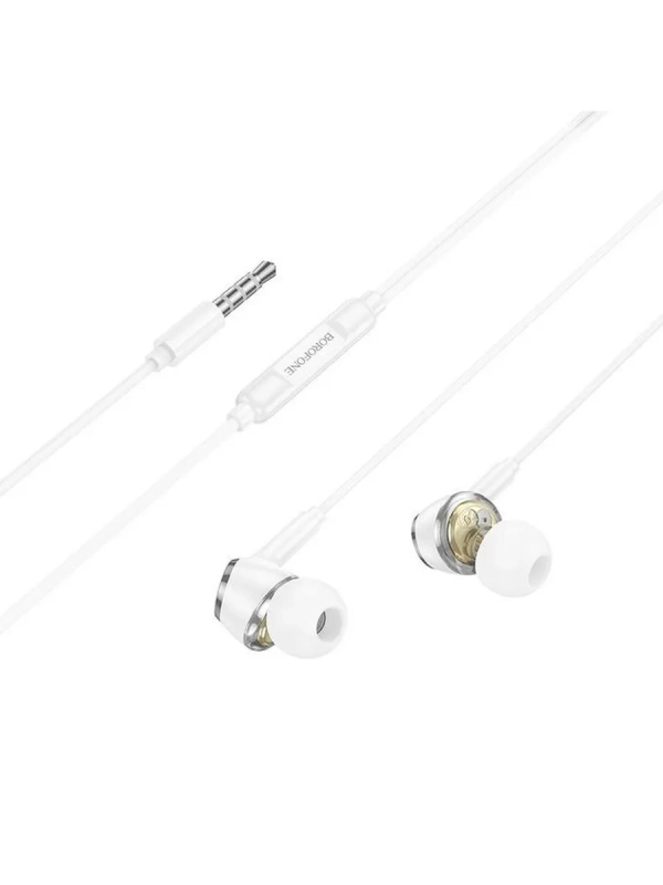 Проводные наушники BOROFONE BM90 белые Проводные наушники BOROFONE BM90 белые