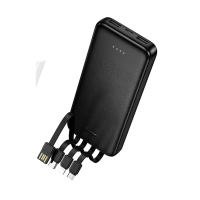 Внешний аккумулятор J163 10000 mAh с кабелями