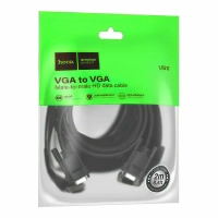Кабель HOCO US11, VGA - VGA, ПВХ, длина 2 м