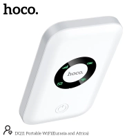Портативный wifi роутер Hoco "DQ11", ABS, 2100мАч, до 6 пользователей