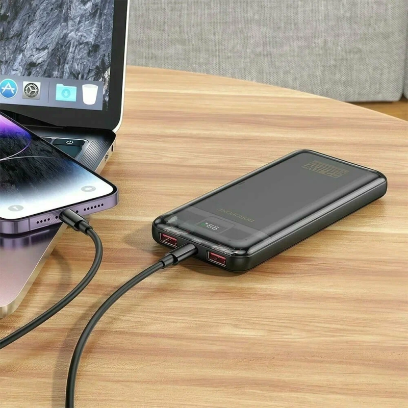 Внешний аккумулятор BOROFONE BJ52 Power 10 000 mAh Внешний аккумулятор BOROFONE BJ52 Power 10 000 mAh