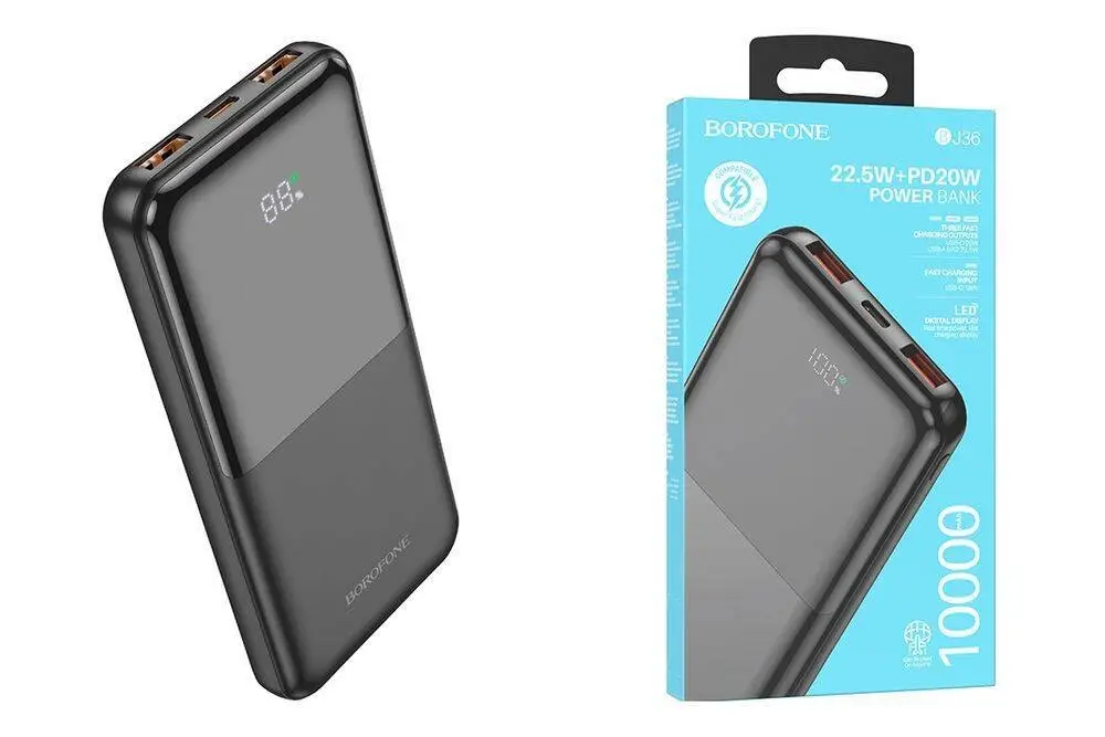 Повербанк Borofone BJ36 10000mAh Повербанк Borofone BJ36 10000mAh