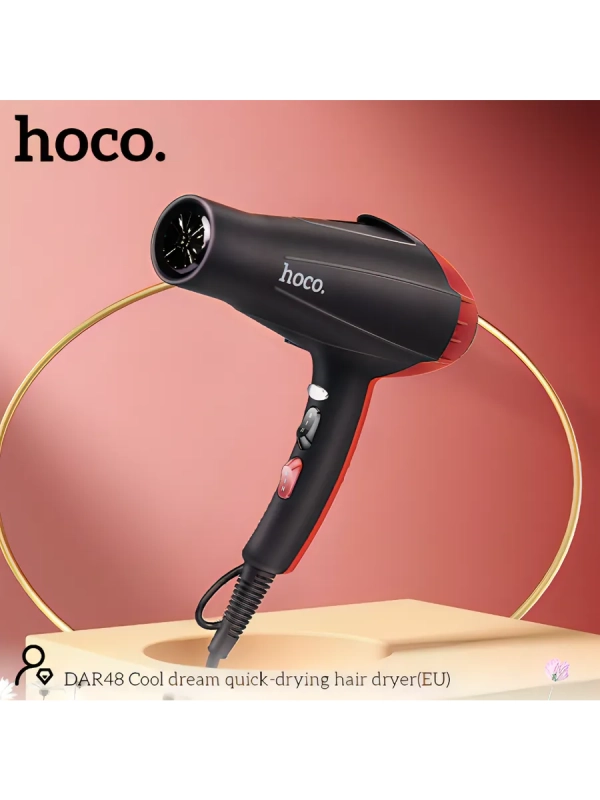 Фен для волос бытовой 1800 ВТ Hoco Dar48