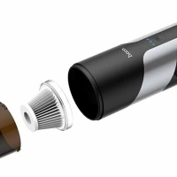 Портативный автомобильный пылесос HOCO PH16 80W, 2000 mAh