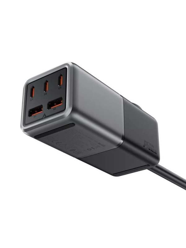Зарядное устройство Z2 PD75W GaN (3*USB-C+2*USB-A) EU
