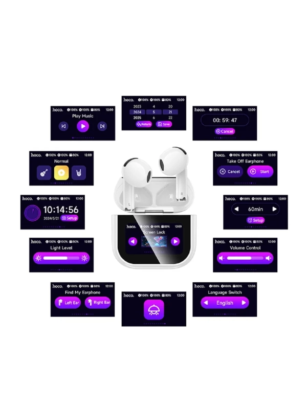 Беспроводные наушники EW82 с дисплеем Беспроводные наушники EW82 с дисплеем