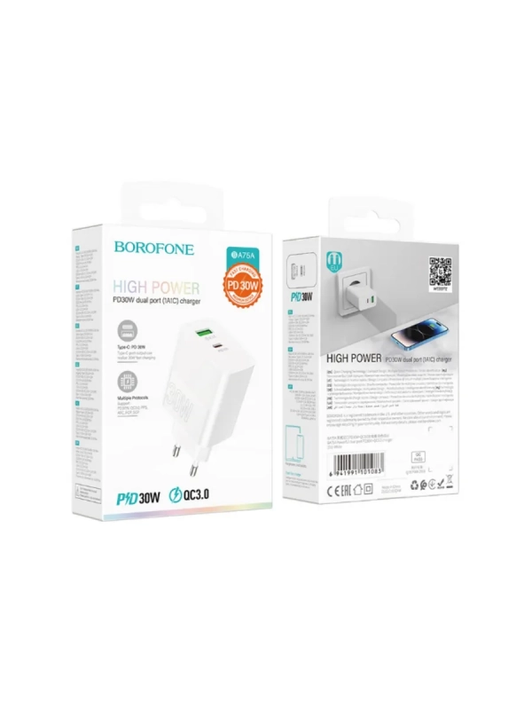 Зарядное устройство, Borofone BA75A, 48W Зарядное устройство, Borofone BA75A, 48W