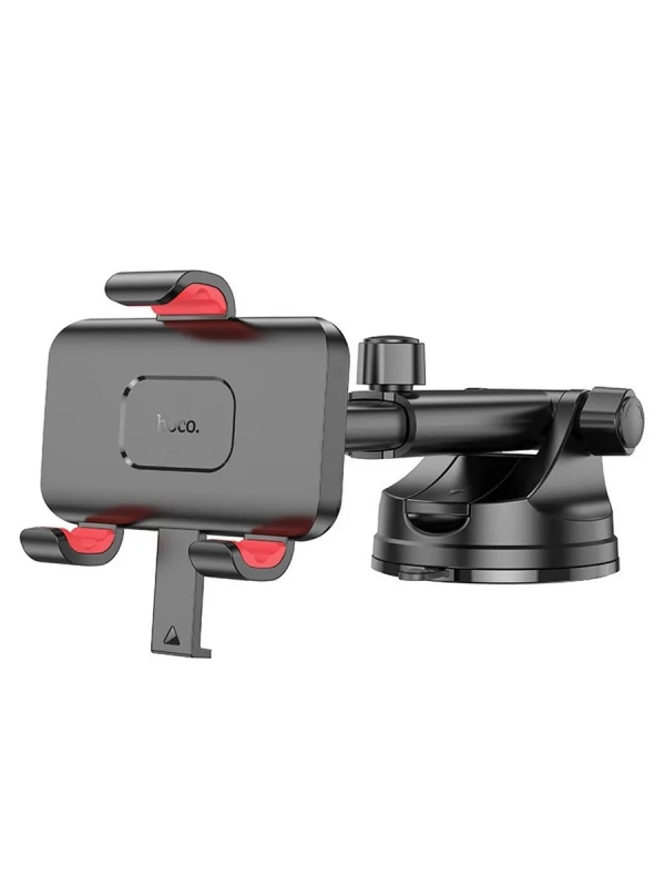 Держатель для смартфона Hoco H22 на торпеду/стекло с телескопической штангой и автоматическим зажимом