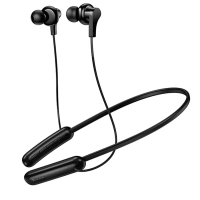 Наушники Bluetooth с микрофоном ES75, магнитные, черный