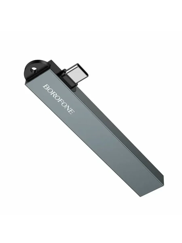 Хаб USB Borofone FH1A 4в1: Type-C на 4 порта