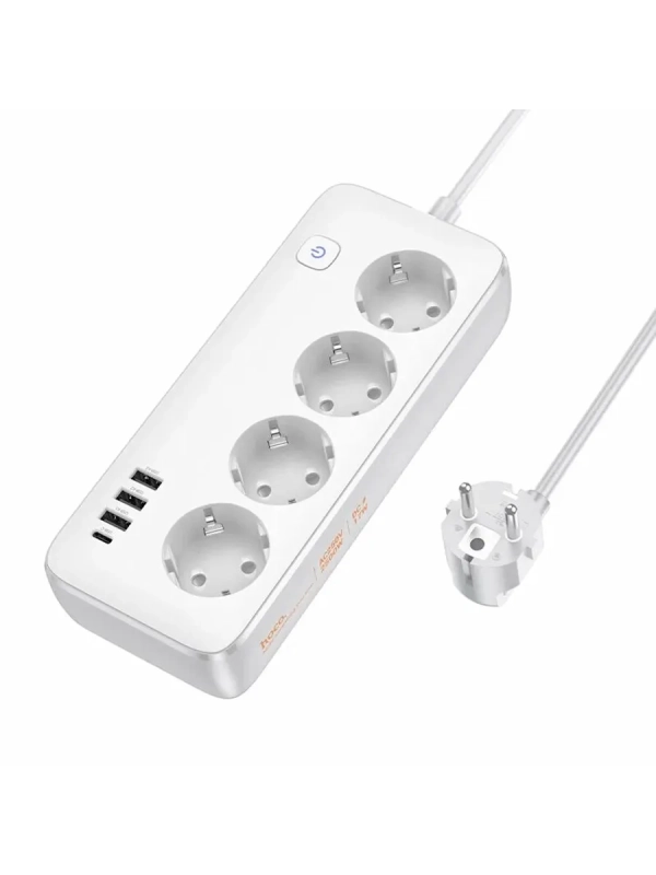 Сетевой фильтр 3*USB, 1*Type-C, 4*розетки 1.5M Сетевой фильтр 3*USB, 1*Type-C, 4*розетки 1.5M