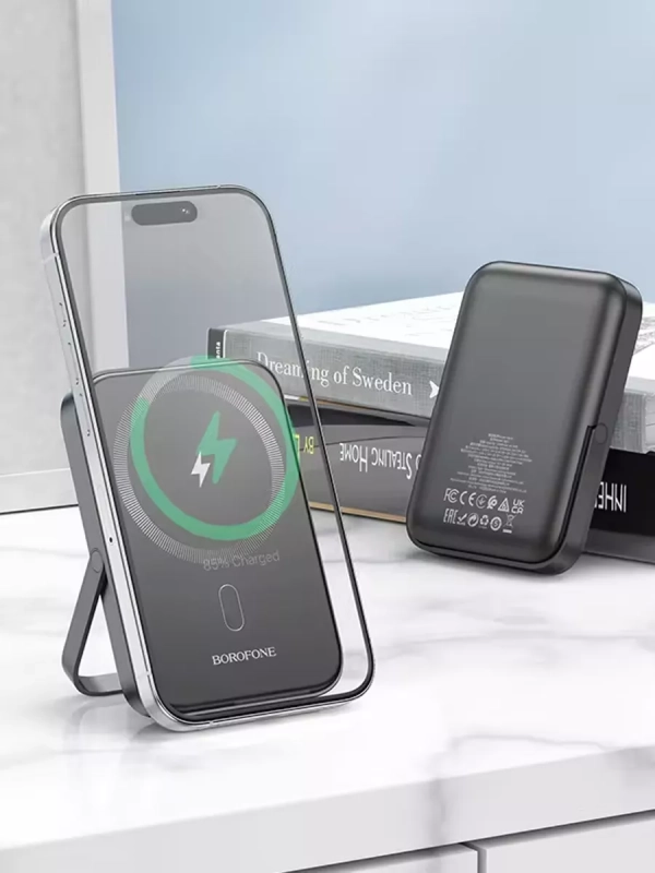 Внешний аккумулятор BJ51 с MagSafe и подставкой 5000 mAh Внешний аккумулятор BJ51 с MagSafe и подставкой 5000 mAh