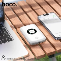 Портативный wifi роутер Hoco "DQ11", ABS, 2100мАч, до 6 пользователей