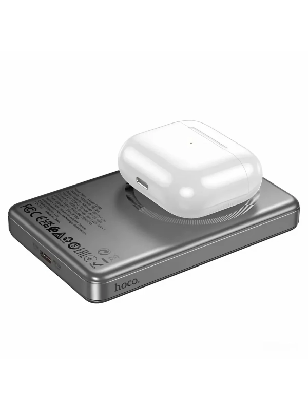 Внешний аккумулятор Hoco Q26A, 10000 mAh с беспроводной зарядкой Внешний аккумулятор Hoco Q26A, 10000 mAh с беспроводной зарядкой