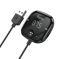 FM-трансмиттер Hoco E65 Black: USB-концентратор