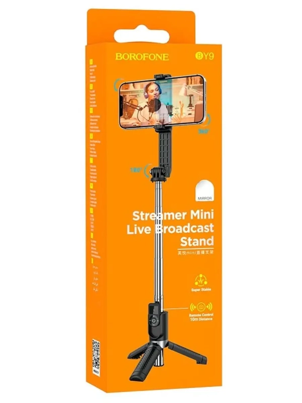 Трипод монопод BOROFONE BY9 Streamer Трипод монопод BOROFONE BY9 Streamer