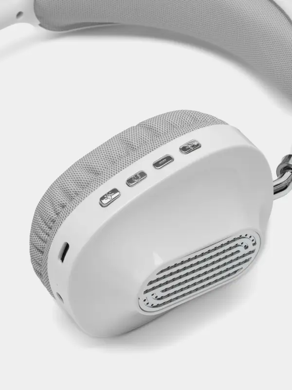 Наушники беспроводные полноразмерные светящиеся с ушками Hoco ESD13, белые